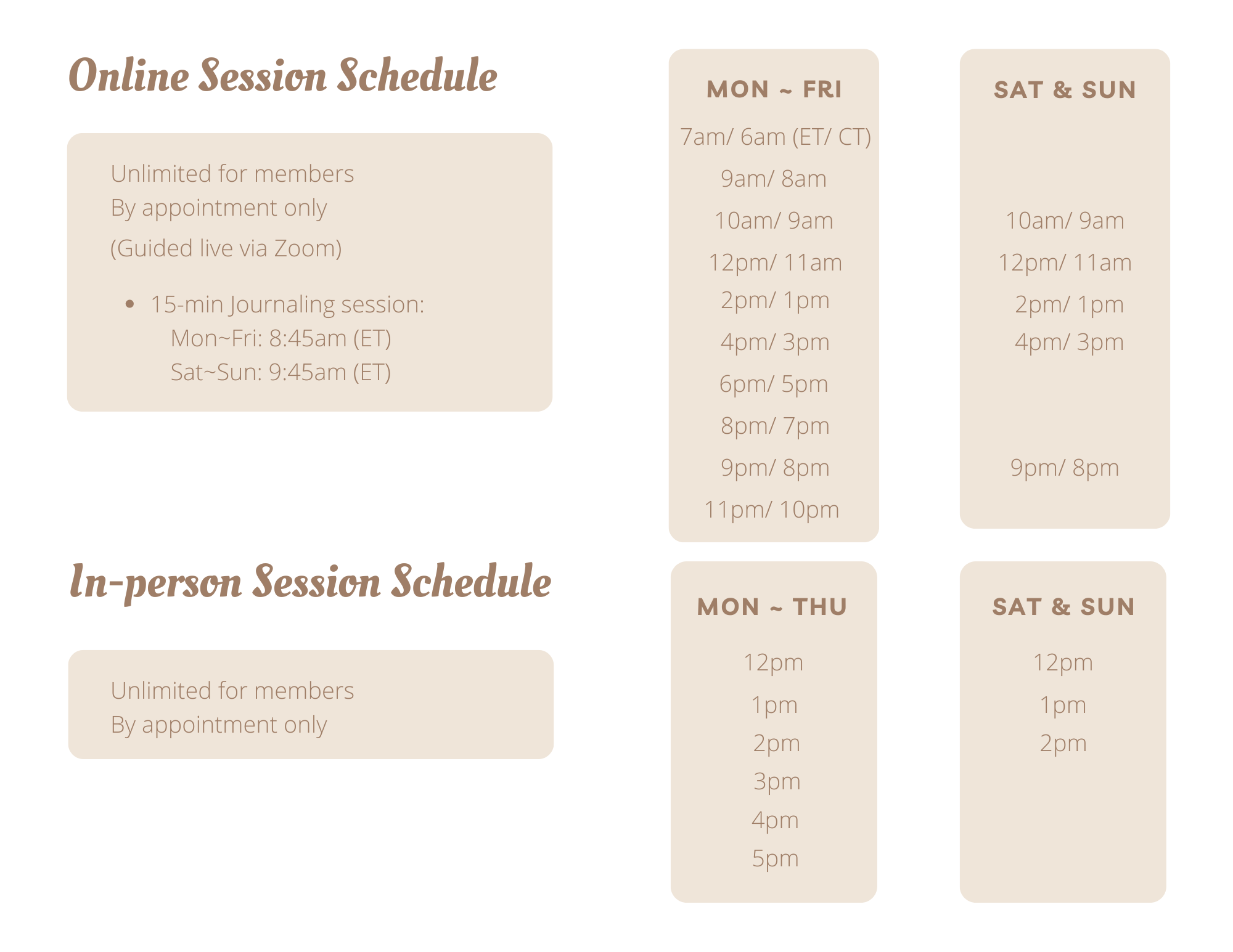 meditation schedule for suwanee meditation center